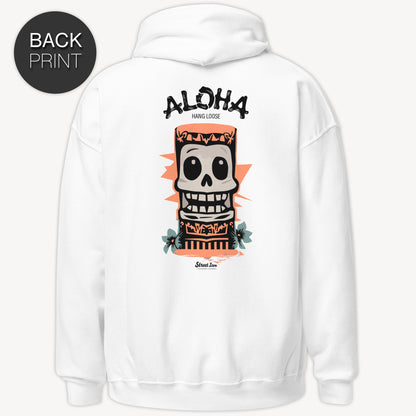 Aloha Hang Loose - Hoodie mit Back Print