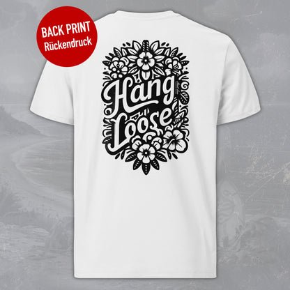 Hang Loose Emblem - Premium T-Shirt mit Back Print