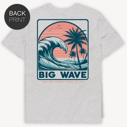 Big Wave - T-Shirt mit 2-seitigem Druck