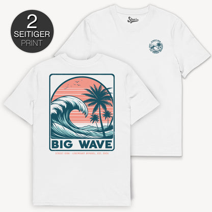 Big Wave - T-Shirt mit 2-seitigem Druck