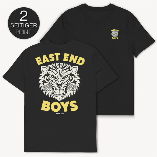 East End Boys - Tiger T-Shirt mit 2-seitigem Print