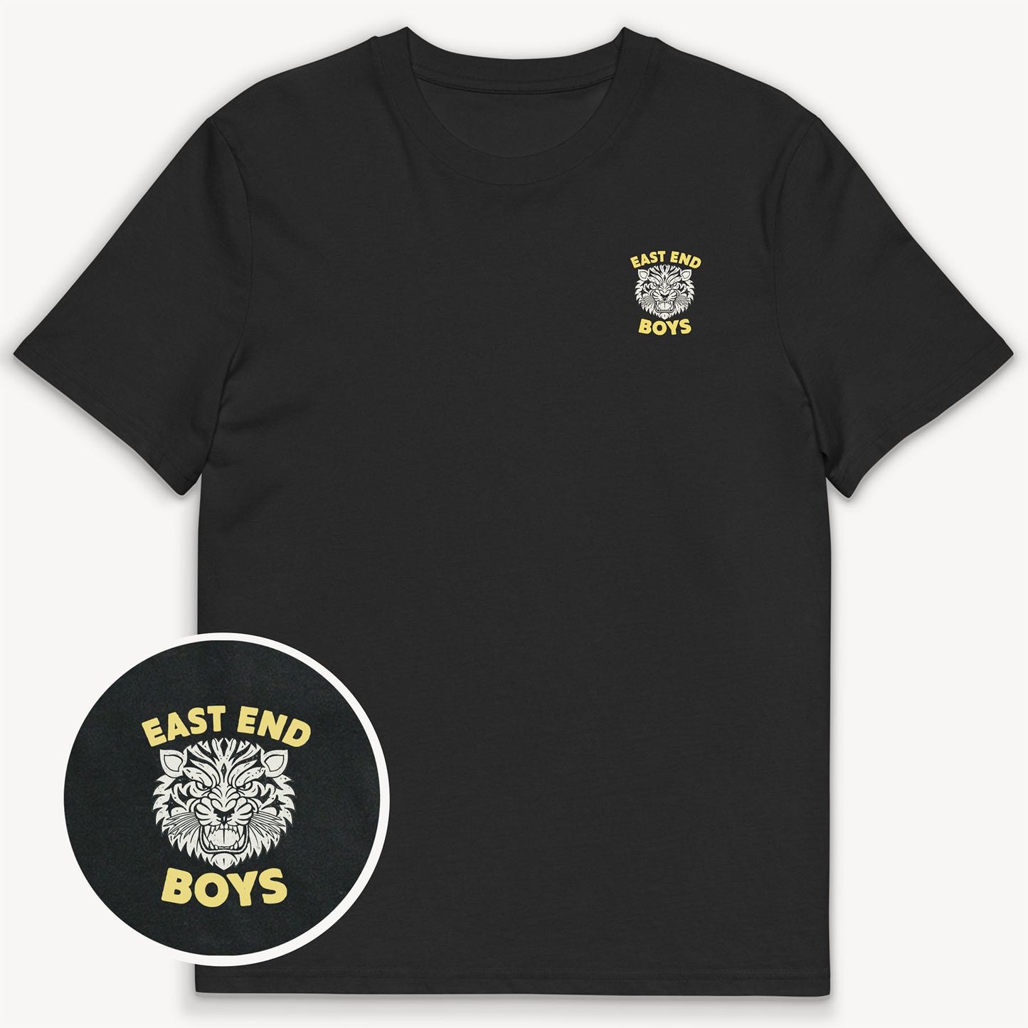 East End Boys - Tiger T-Shirt mit 2-seitigem Print