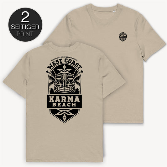 Karma Beach Emblem T-Shirt mit 2-seitigem Print