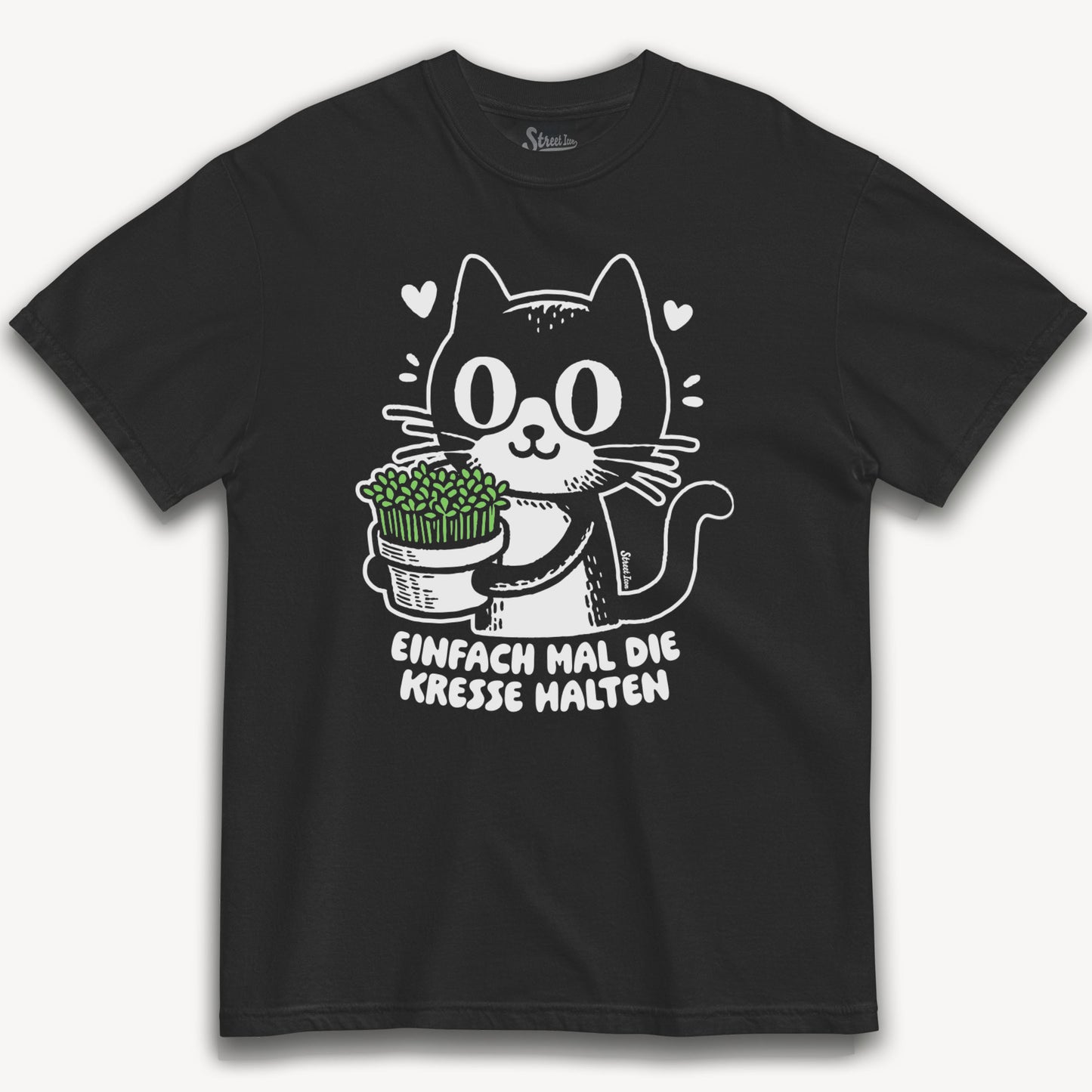 Kresse Katze T-Shirt + Tasse