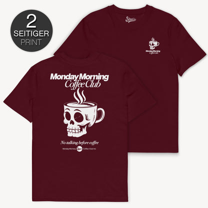 Monday Morning Coffee Club - Classic T-Shirt with 2-sided print