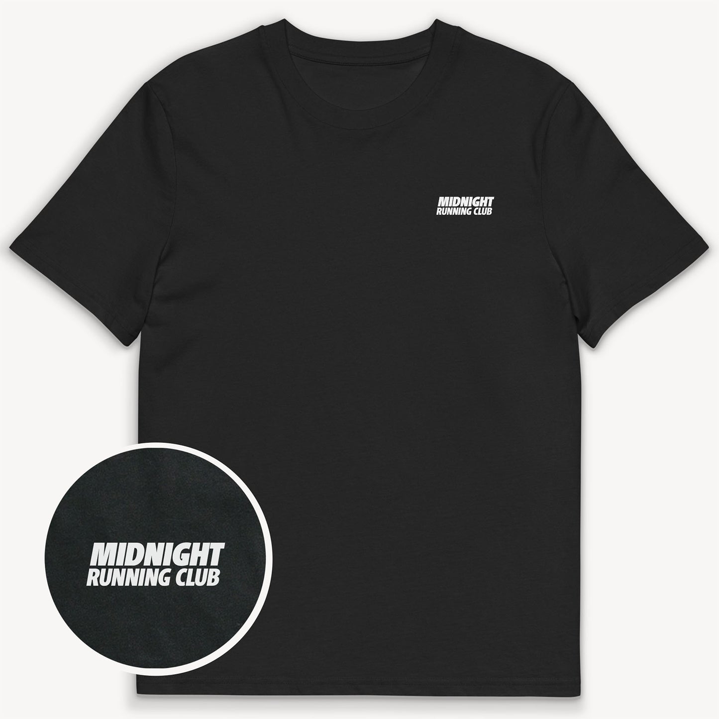 Midnight Running Club T-Shirt mit 2-seitigem Print