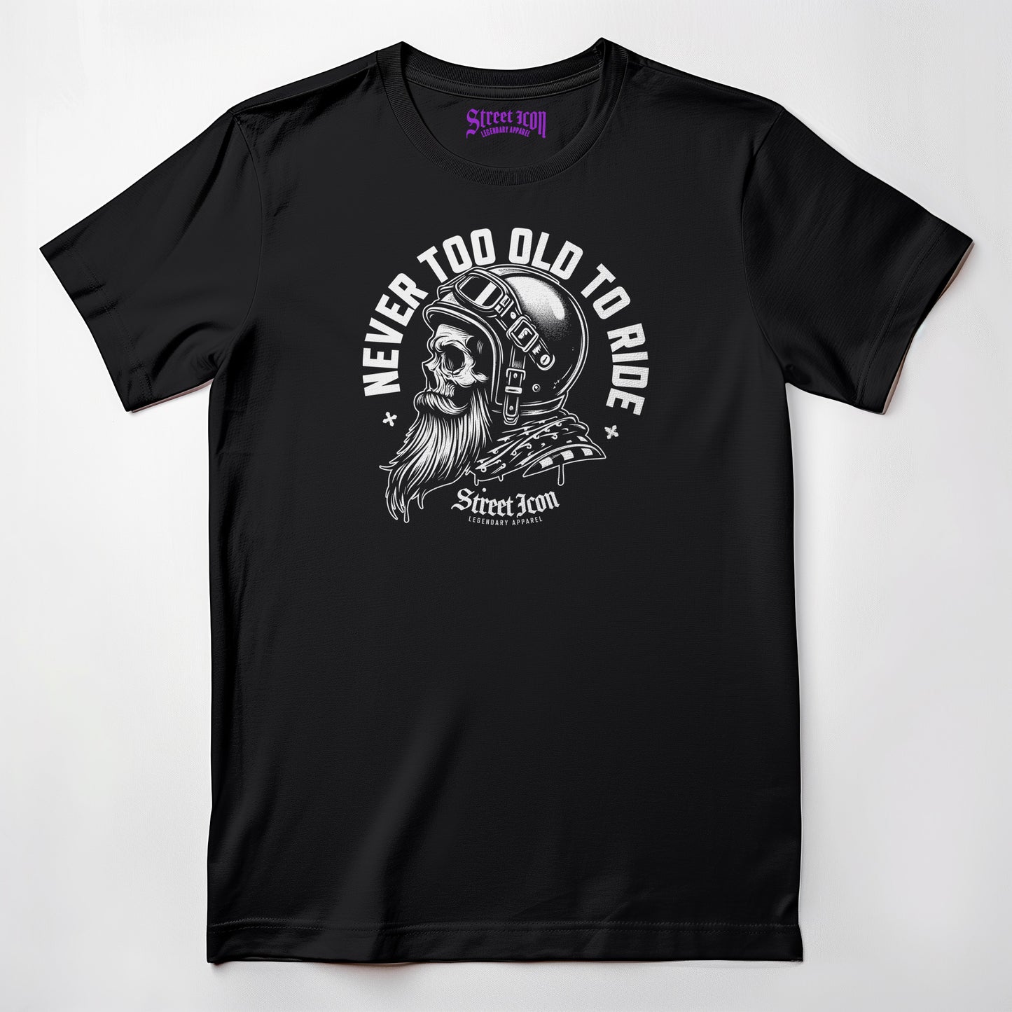 Skull: Biker - Premium T-Shirt