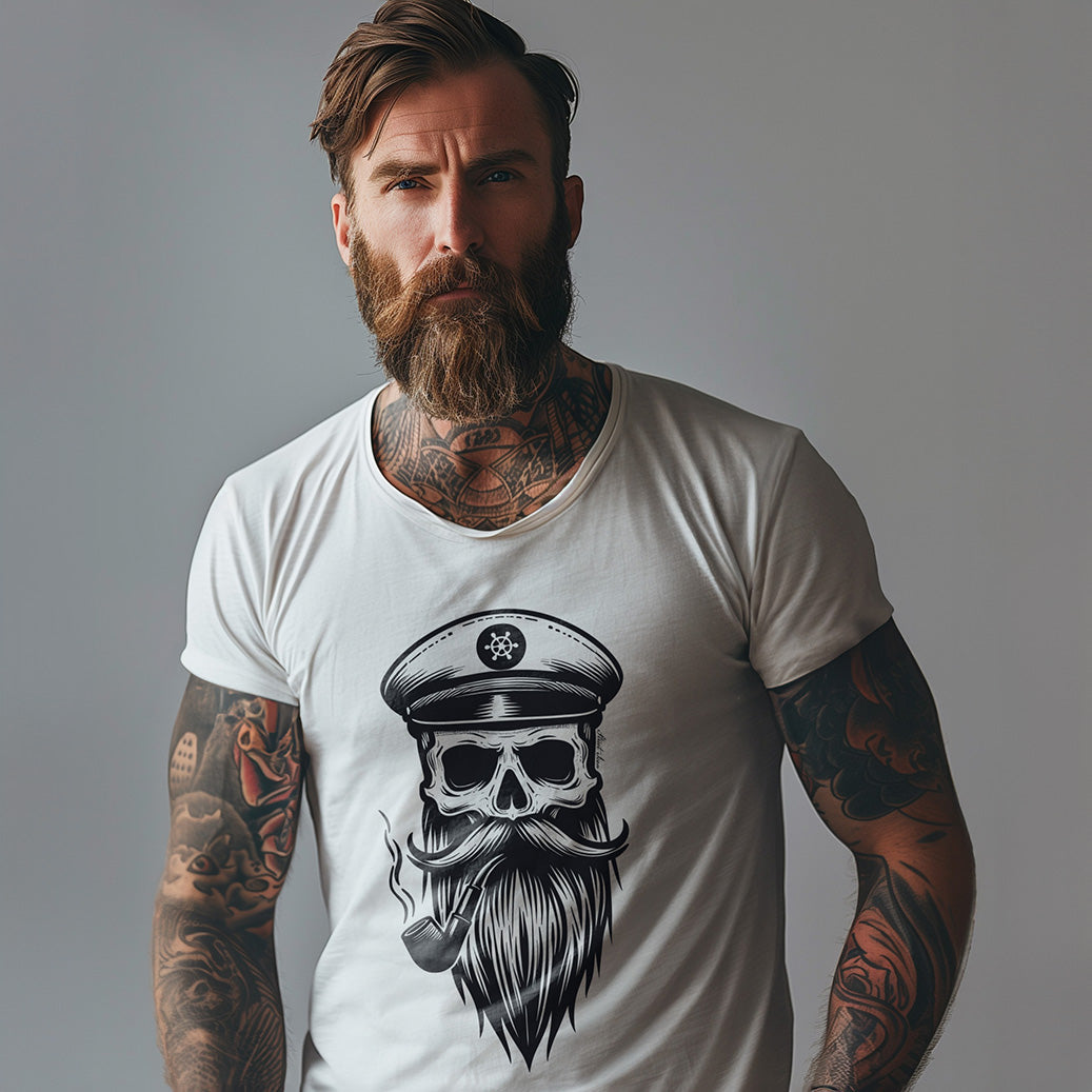 Skull Captain - Premium T-Shirt