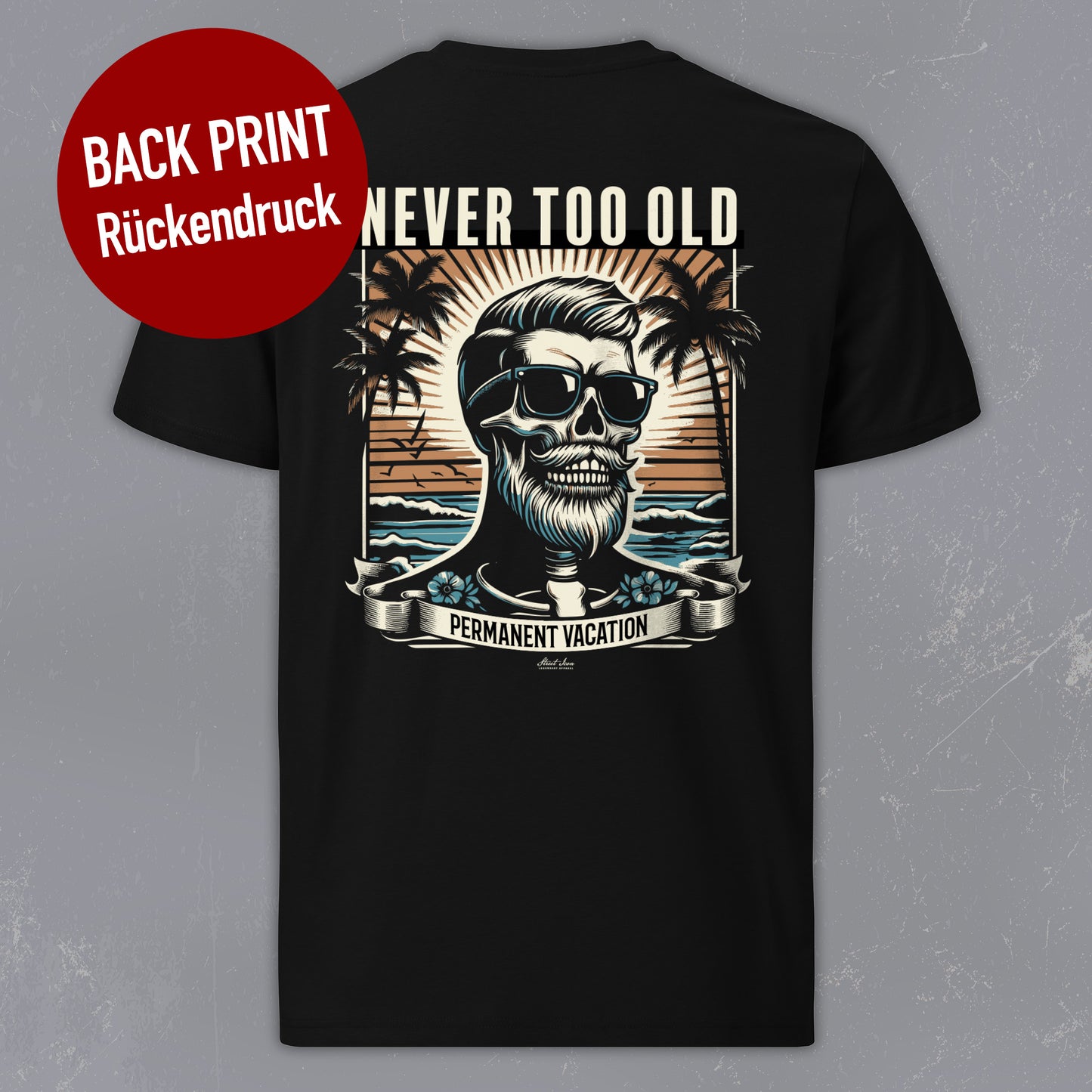 Permanent Vacation - Premium T-Shirt with Back Print