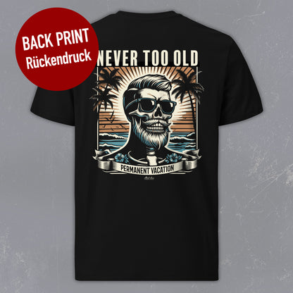 Permanent Vacation - Premium T-Shirt with Back Print