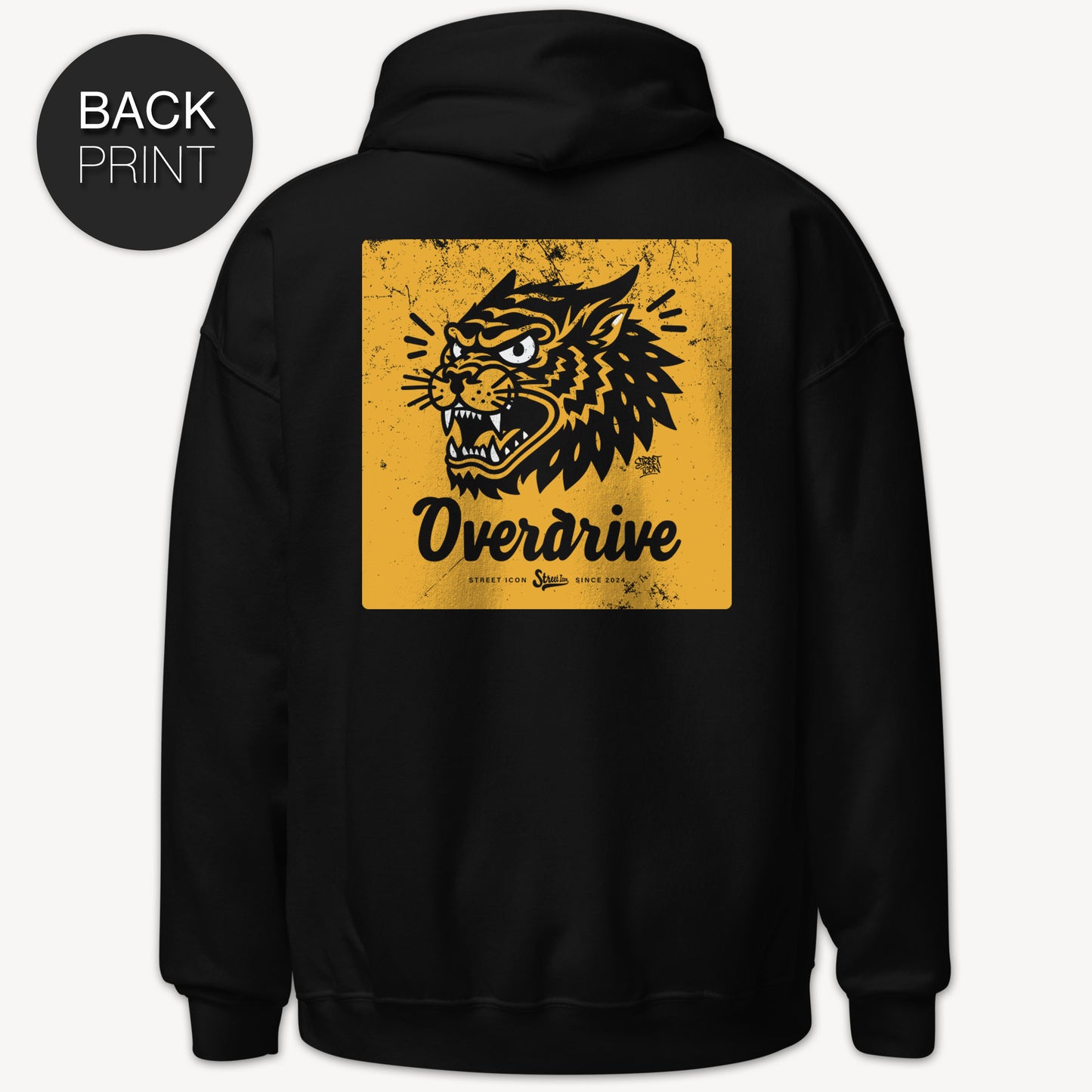 Tiger Overdrive - Hoodie mit 2-seitigem Print