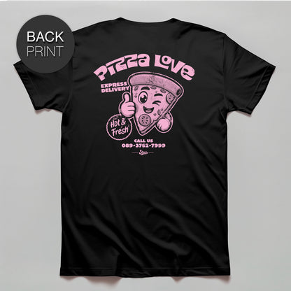 Pizza Love - Premium T-Shirt with back print