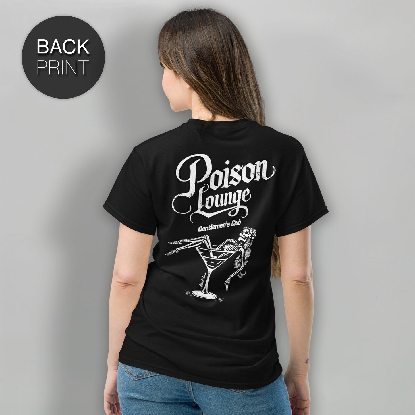 Poison Lounge M1 - T-Shirt mit Backprint