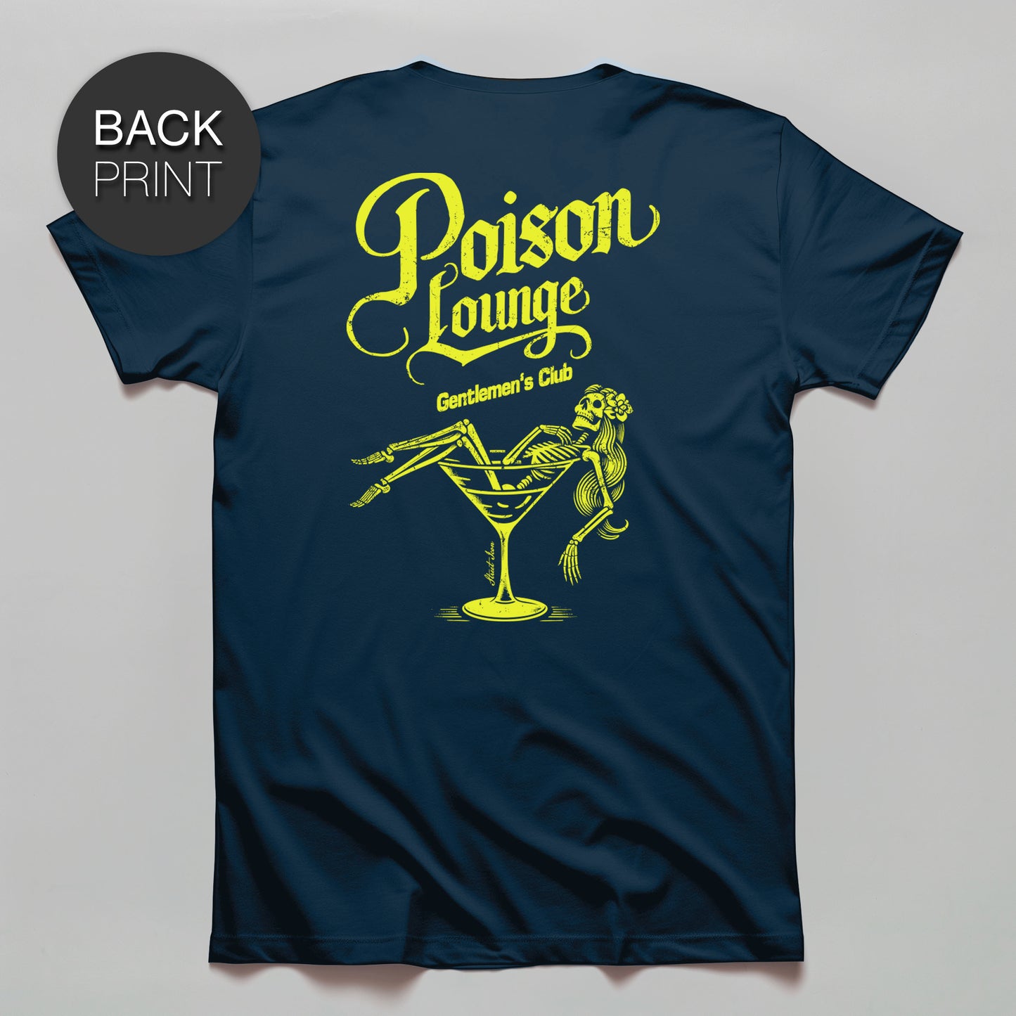 Poison Lounge M1 - T-Shirt mit Backprint