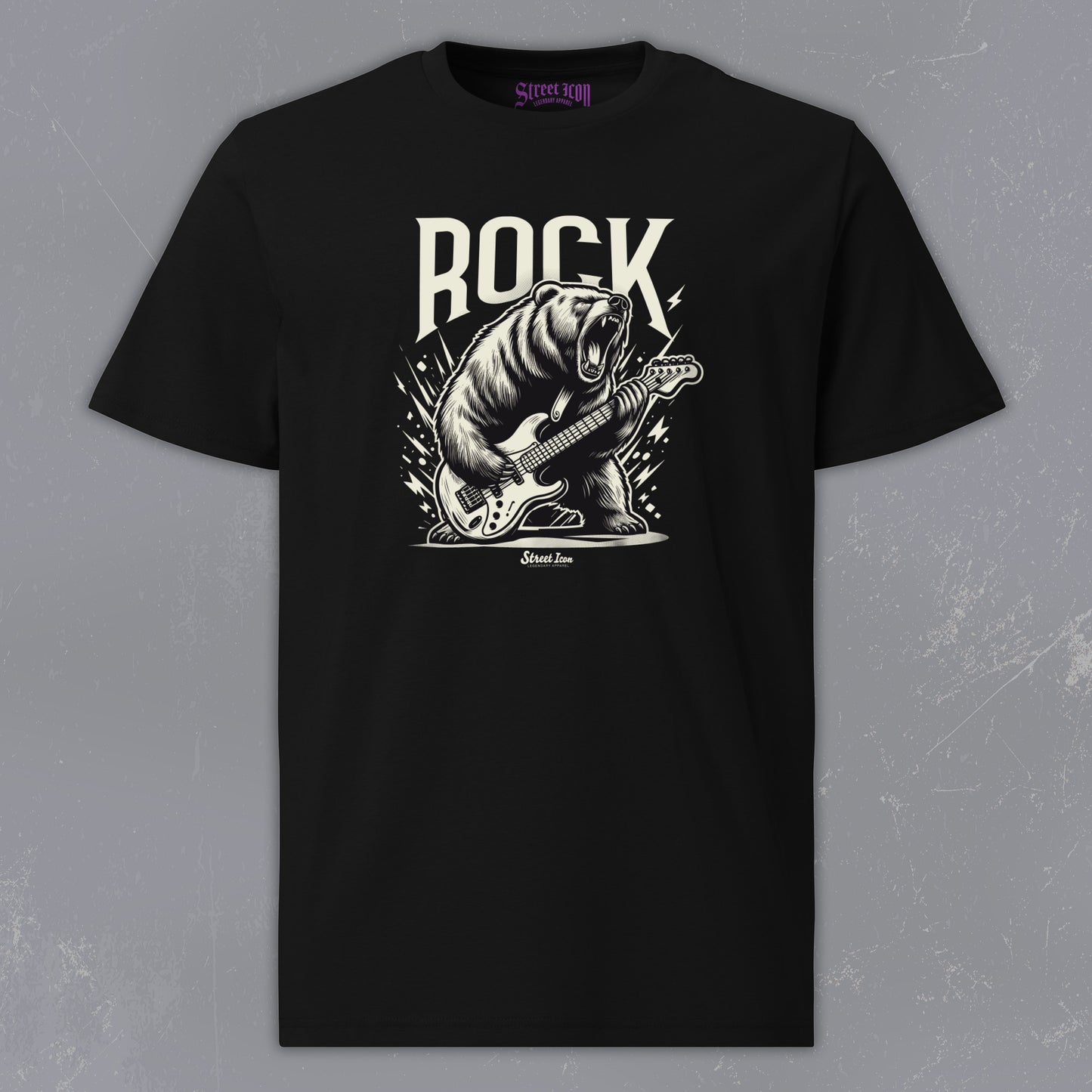 Rock Guitar Bear - Premium T-Shirt