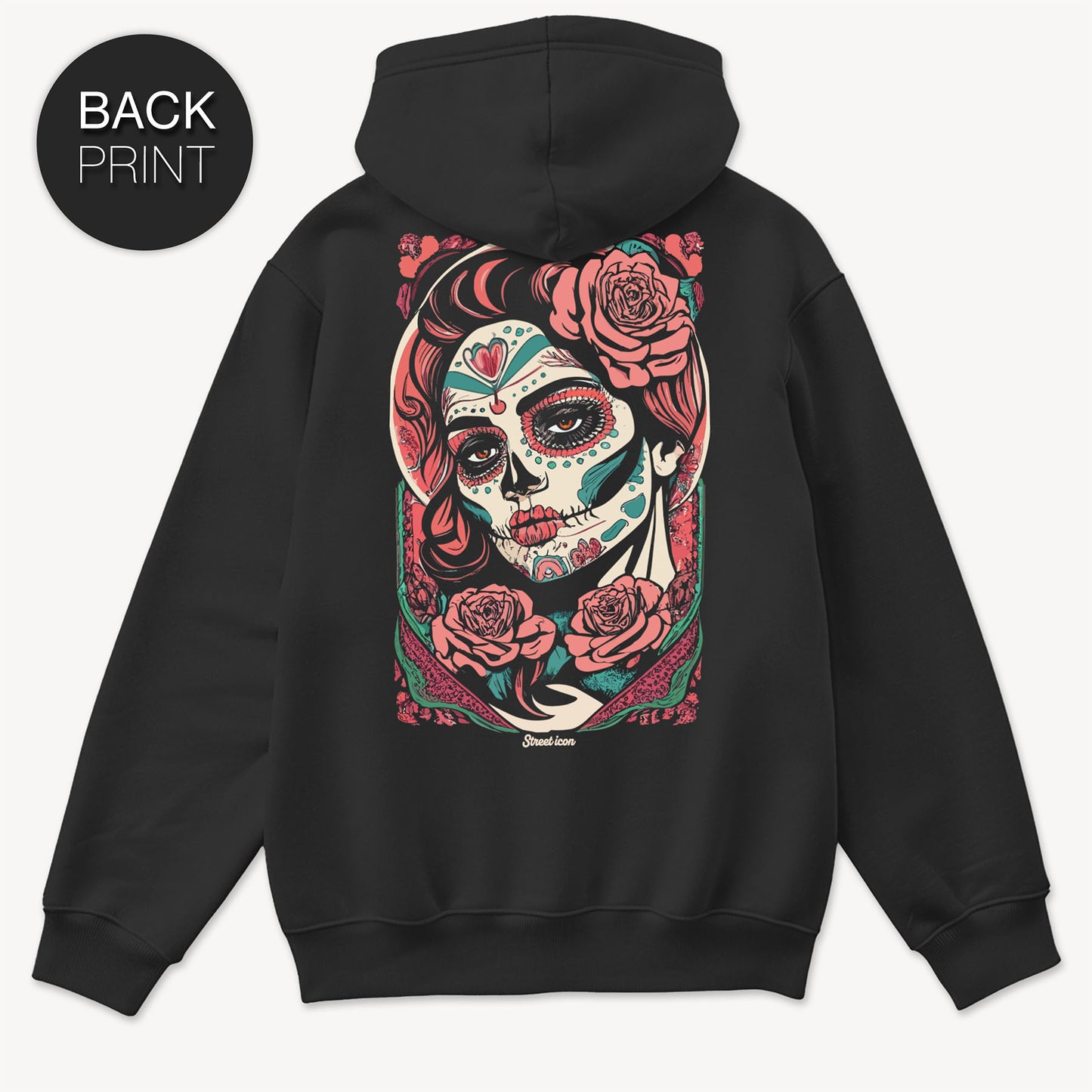 Roxana - Zip hoodie with back print