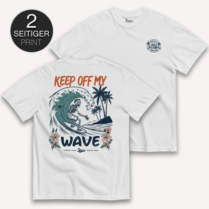 Keep Off My Wave Classic T-Shirt mit 2-seitigem Print