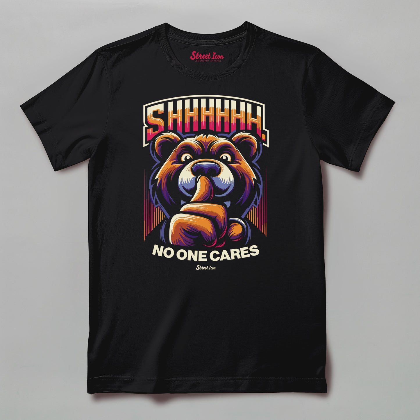 Shhh Bear - T-Shirt