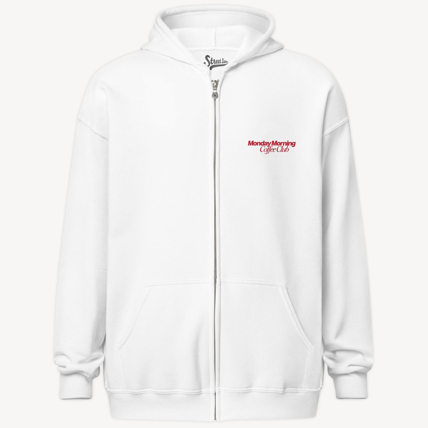 Team Latte - Zip Hoodie mit 2-seitigem Druck