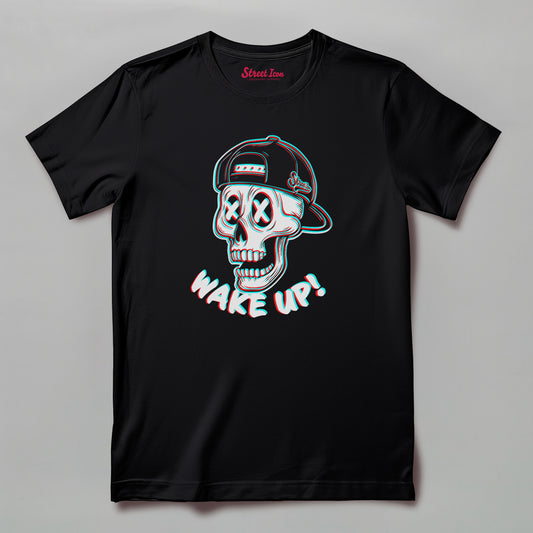 Wake Up Skull - T-Shirt