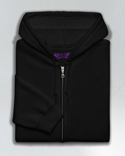 Roxana - Zip Hoodie mit Back Print