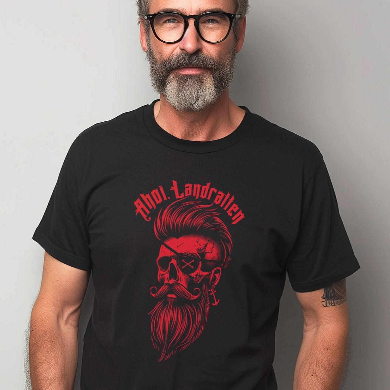 Ahoi, Landratten - Premium T-Shirt - Street Icon