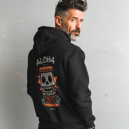 Aloha Hang Loose - Hoodie mit Rückendruck - Street Icon