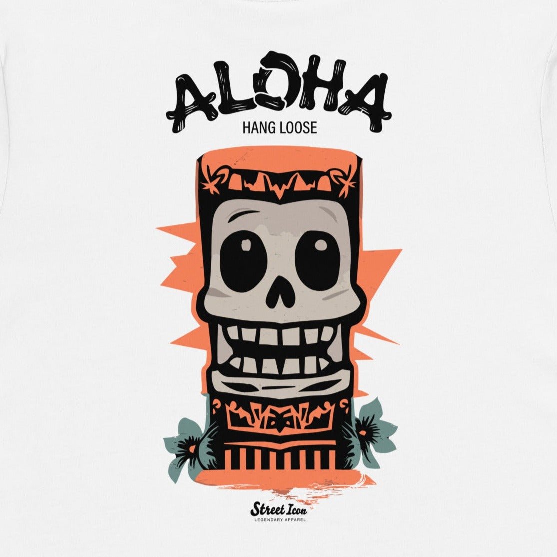 Aloha Hang Loose - Premium T-Shirt mit 2-seitigem Druck - Street Icon