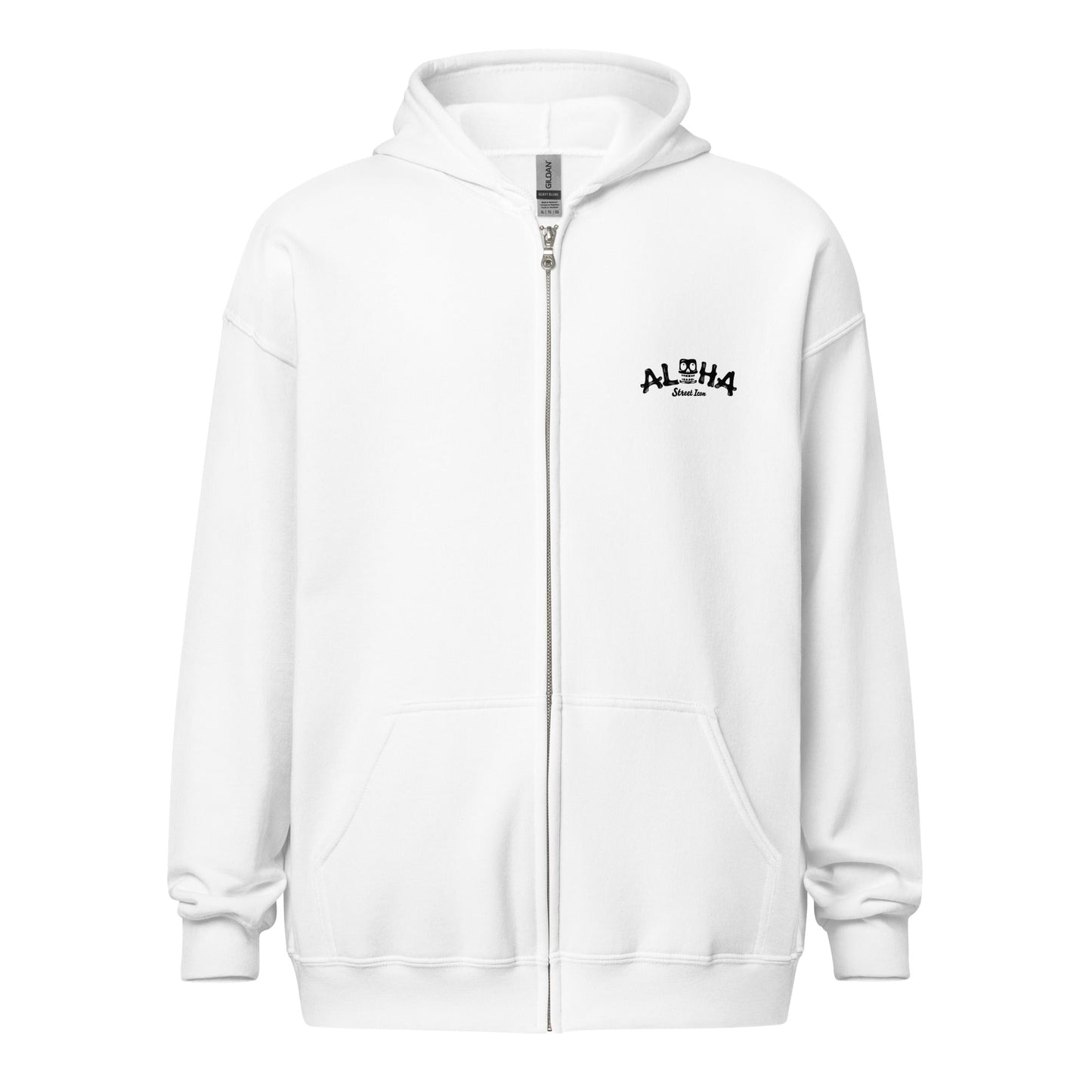 Aloha Hang Loose - Zip Hoodie mit 2-seitigem Druck - Street Icon