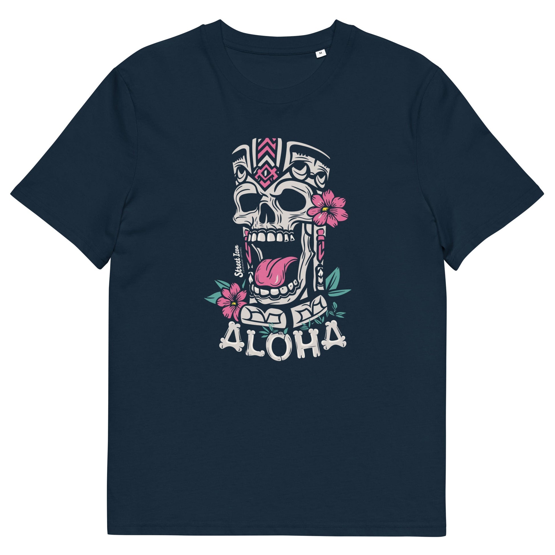 Aloha Tiki Statue - Premium T-Shirt - Street Icon