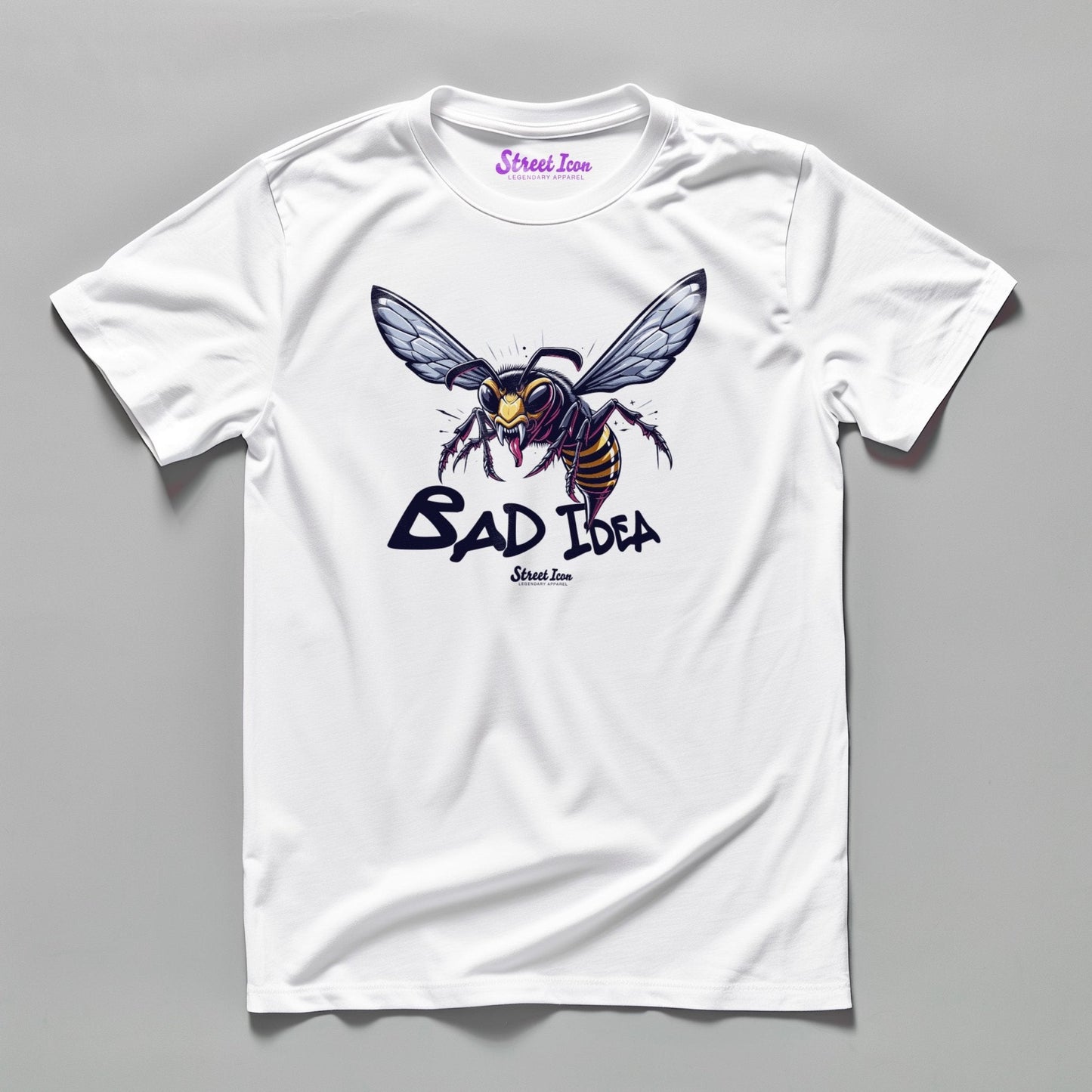 Bad Idea, Wasp - T - Shirt - Street Icon