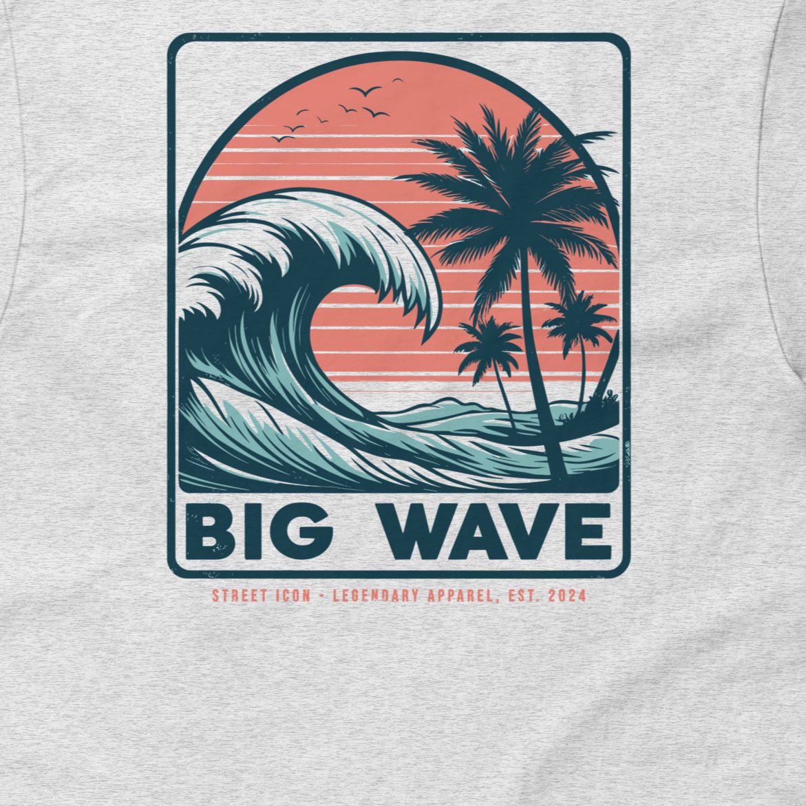 Big Wave - T - Shirt mit 2 - seitigem Druck - Street Icon