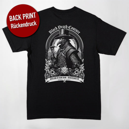 Black Death Couture - Premium T-Shirt mit Back Print - Street Icon