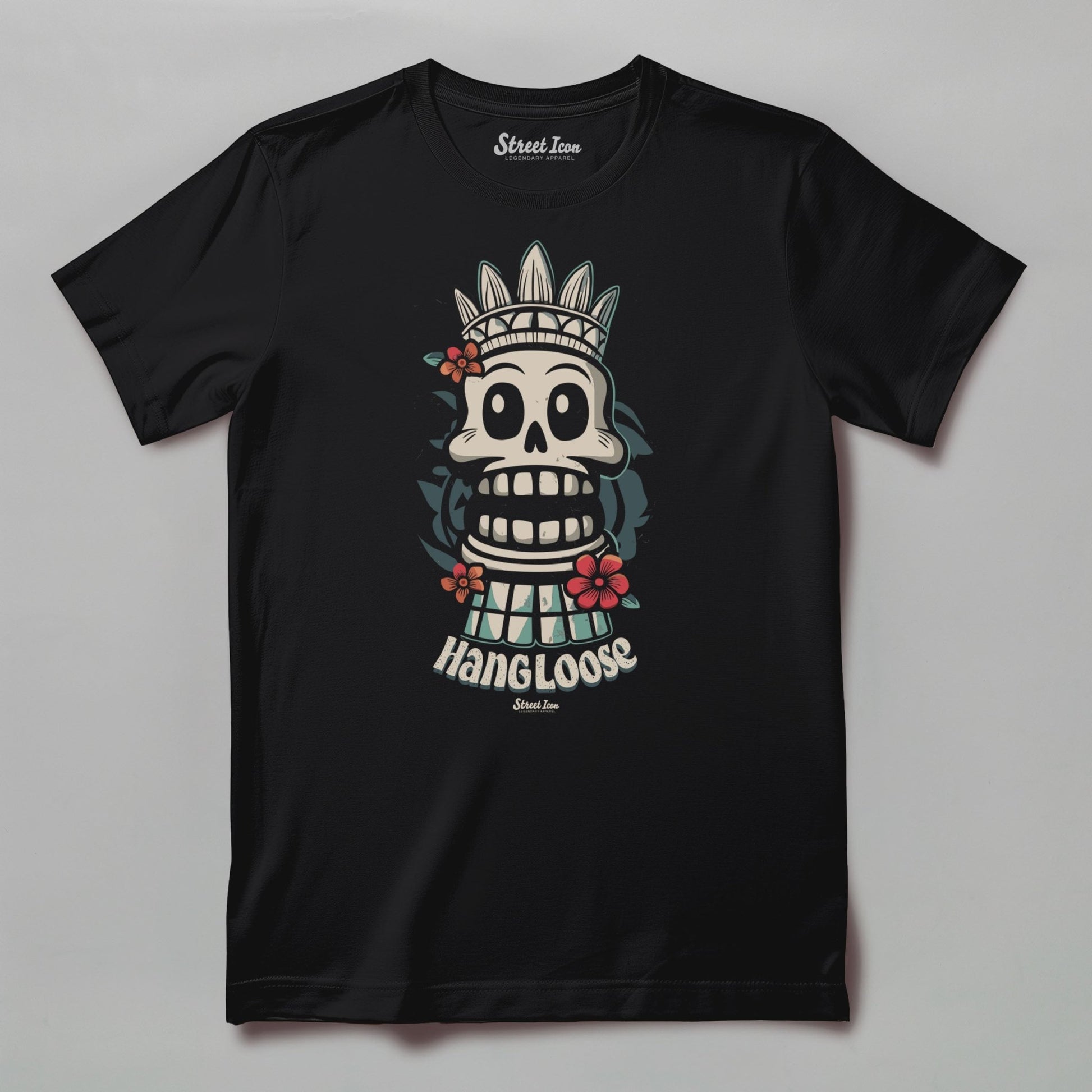 Cartoon Tiki - T - Shirt - Street Icon