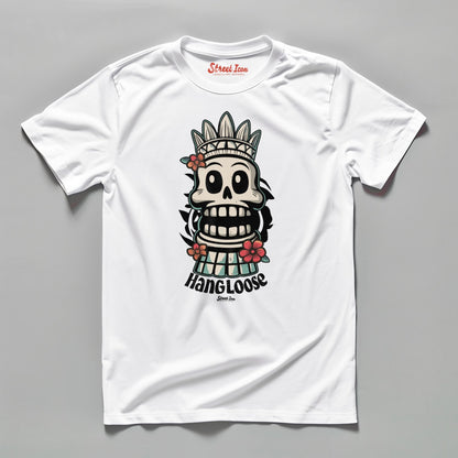 Cartoon Tiki - T - Shirt - Street Icon