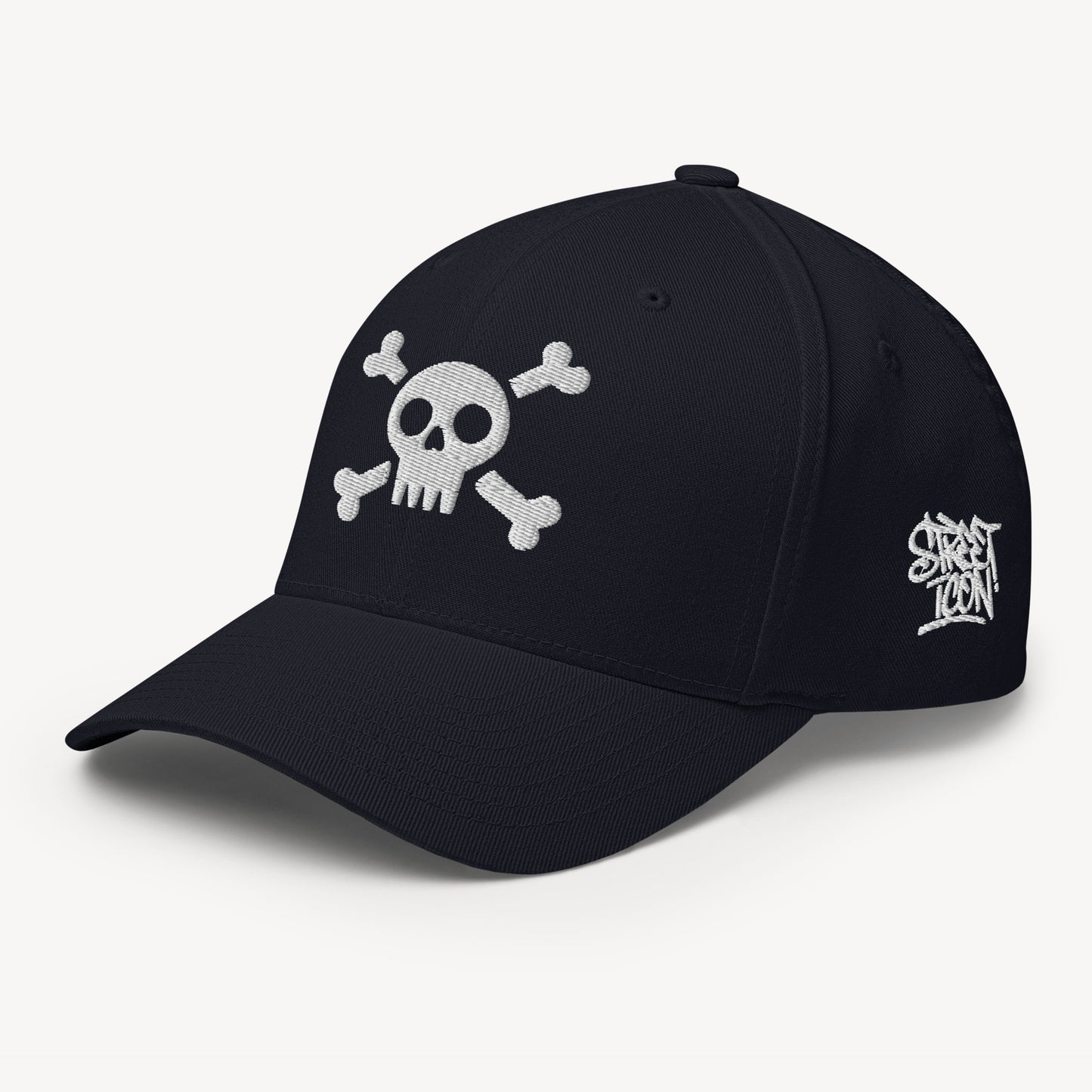 Skull - Dad Cap mit Strickmotiv