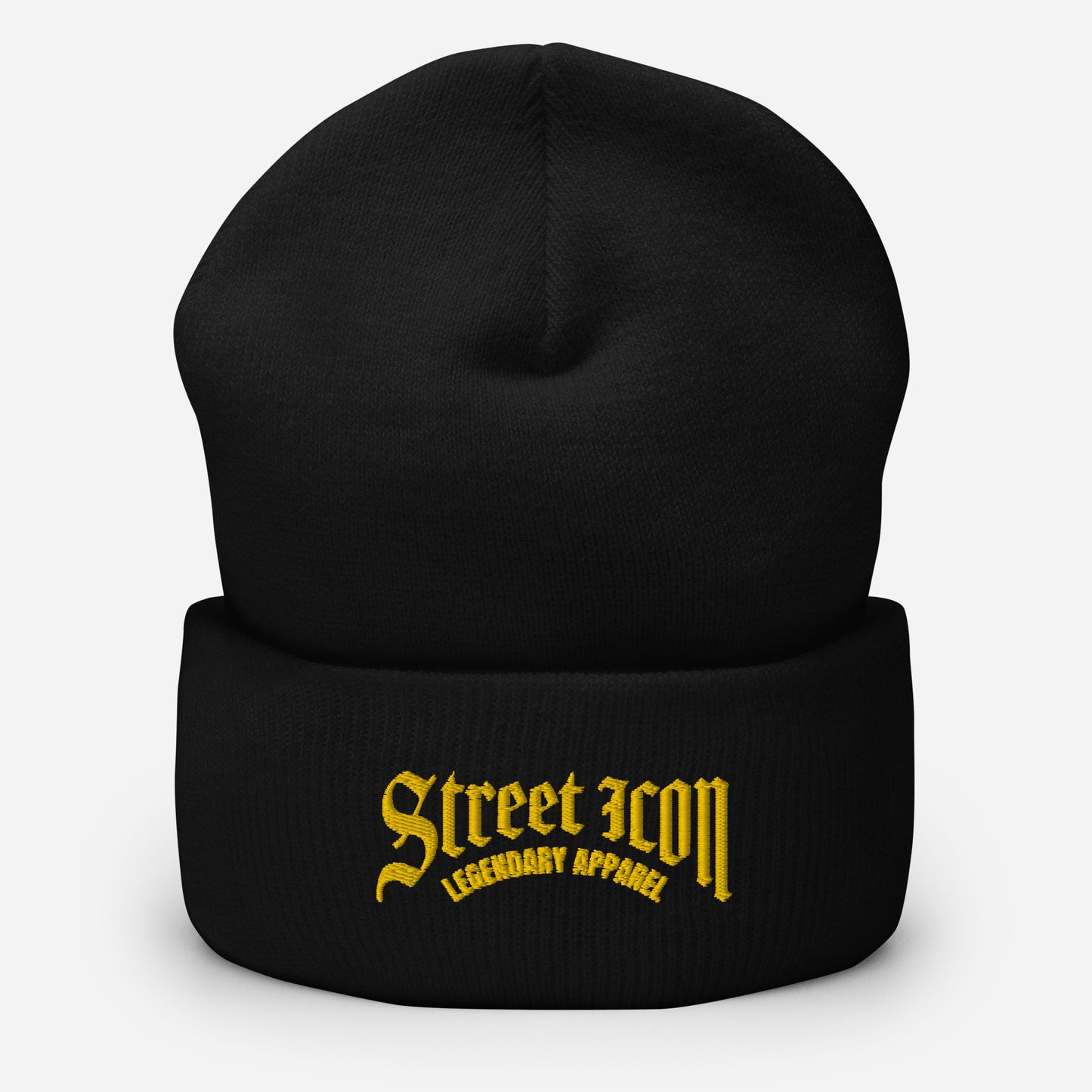 Street Icon - Basics - Umgeschlagene Beanie mit Stickmotiv