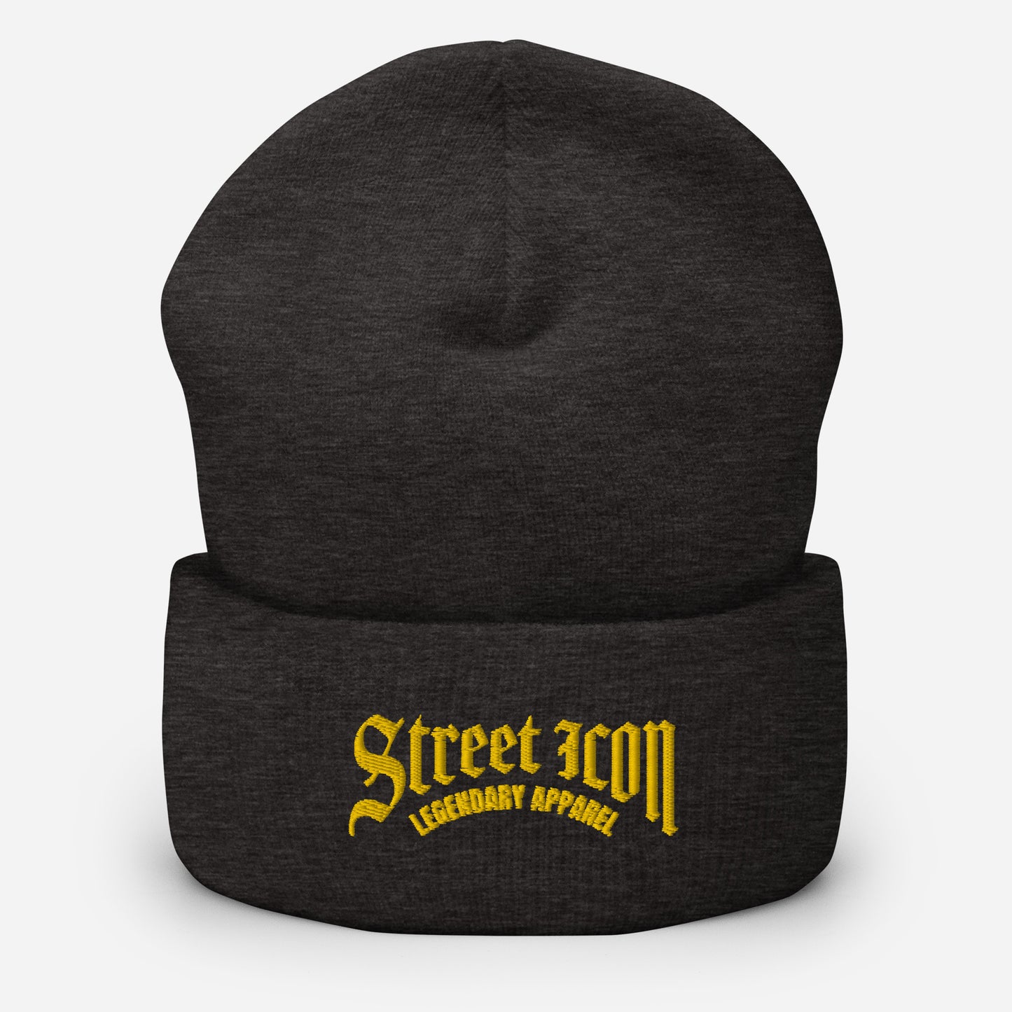 Street Icon - Basics - Umgeschlagene Beanie mit Stickmotiv