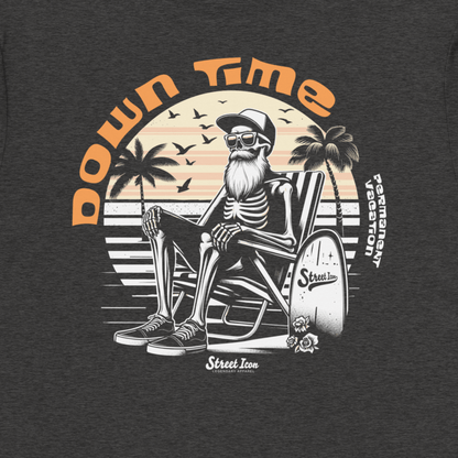 Down Time - Premium T - Shirt mit 2 - seitigem Druck - Street Icon