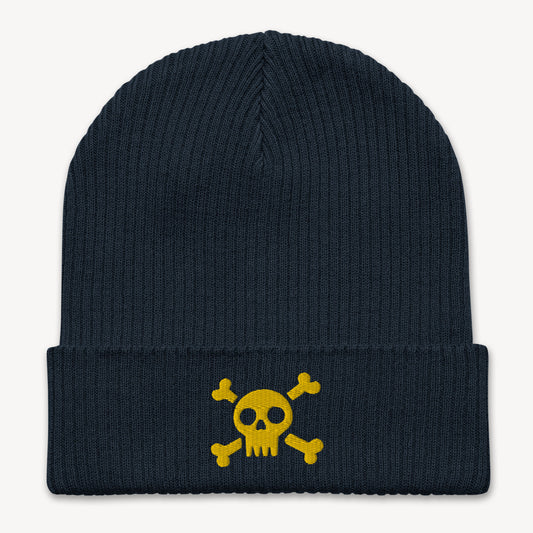 Skull - Beanie mit Stickmotiv