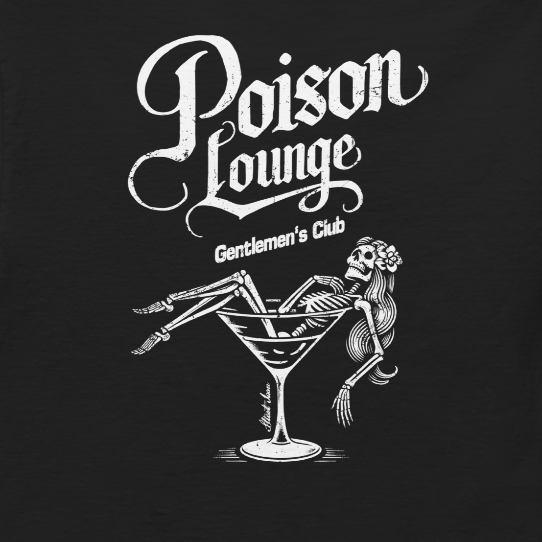 Poison Lounge M1 - T-Shirt mit Backprint