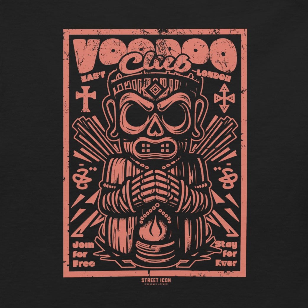 Voodoo Club - T-Shirt mit Backprint