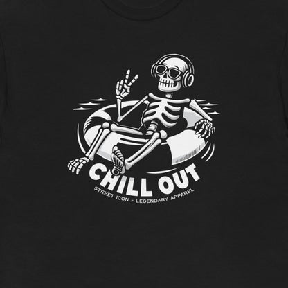 Chill Out Skelett - T-Shirt