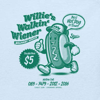 Willie's Walkin' Wiener - T-Shirt mit Backprint