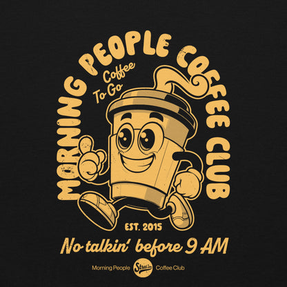 Coffee Club - T-Shirt mit Backprint