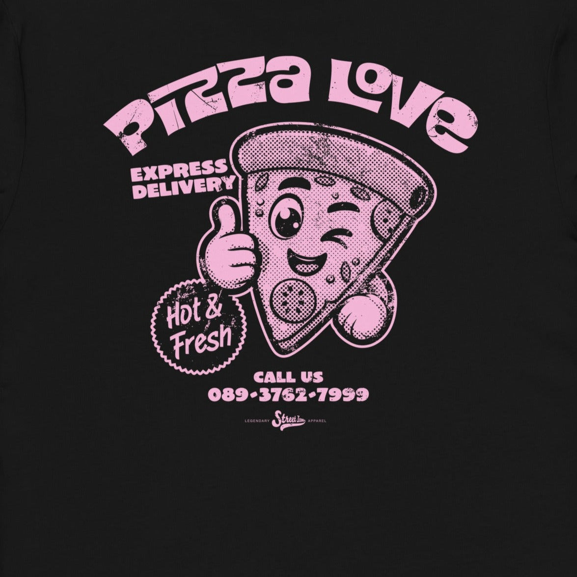 Pizza Love - Premium T-Shirt with back print