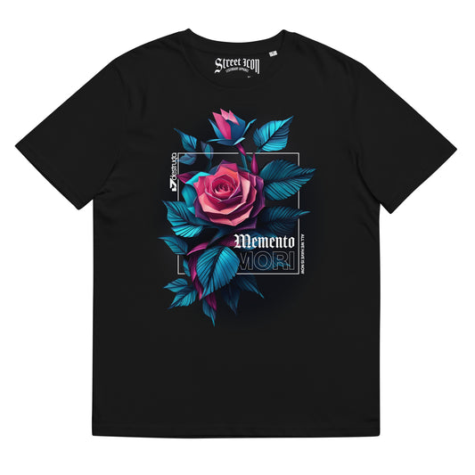Memento Mori Rose - T-shirt en coton biologique