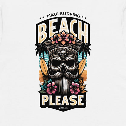 Maui Surfing - Premium T-Shirt with 2-sided print