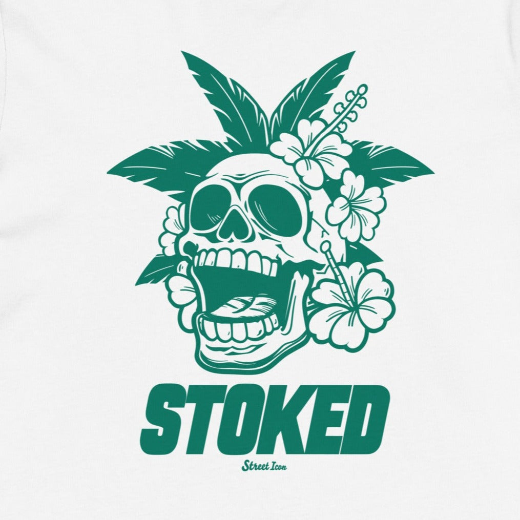 Stoked Skull - Premium T-Shirt