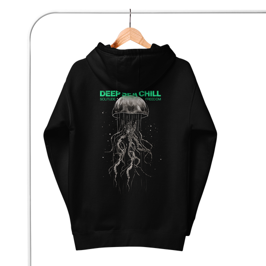 Deep Sea Chill - Premium Hoodie with Back Print